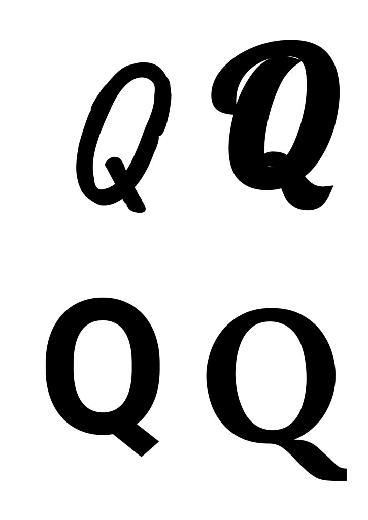 Letra Q mayuscula para imprimir page 0002