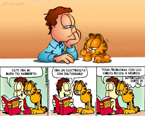 ejemplo historieta garfield