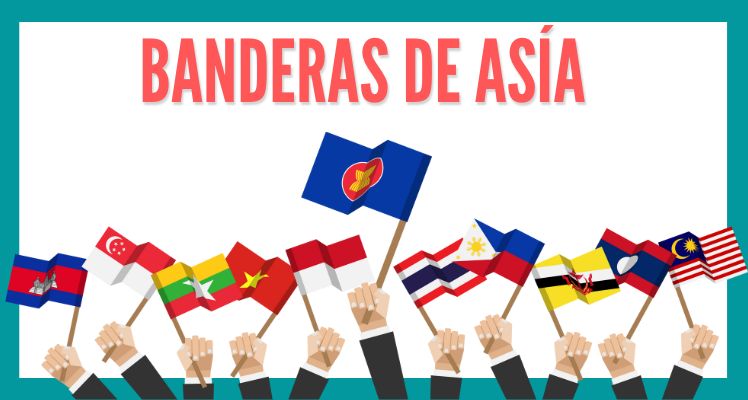 banderas de asia para imprimir