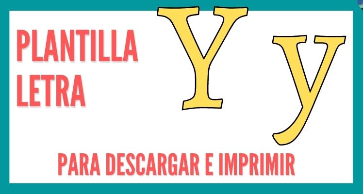 consonante y para imprimir descargar