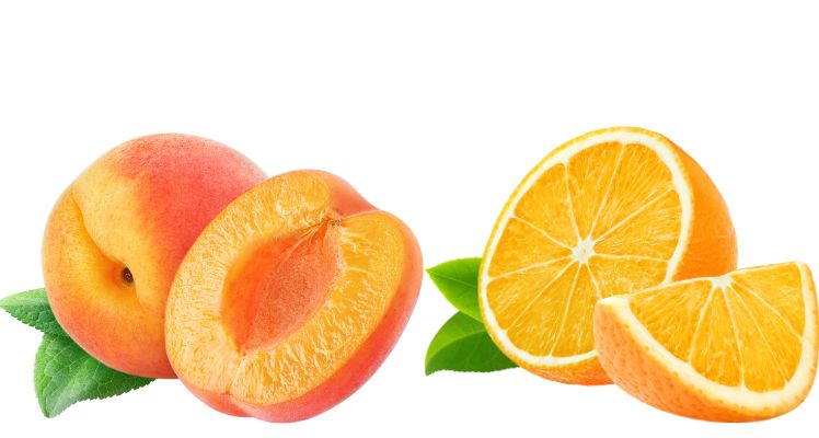 fruta color naranja