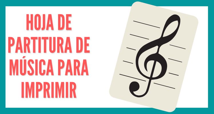 hojas de partitura de musica para imprimir gratis